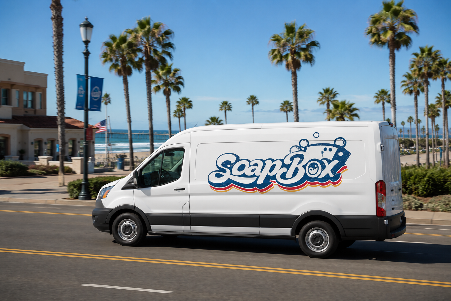 Soap Box Laundry Van
