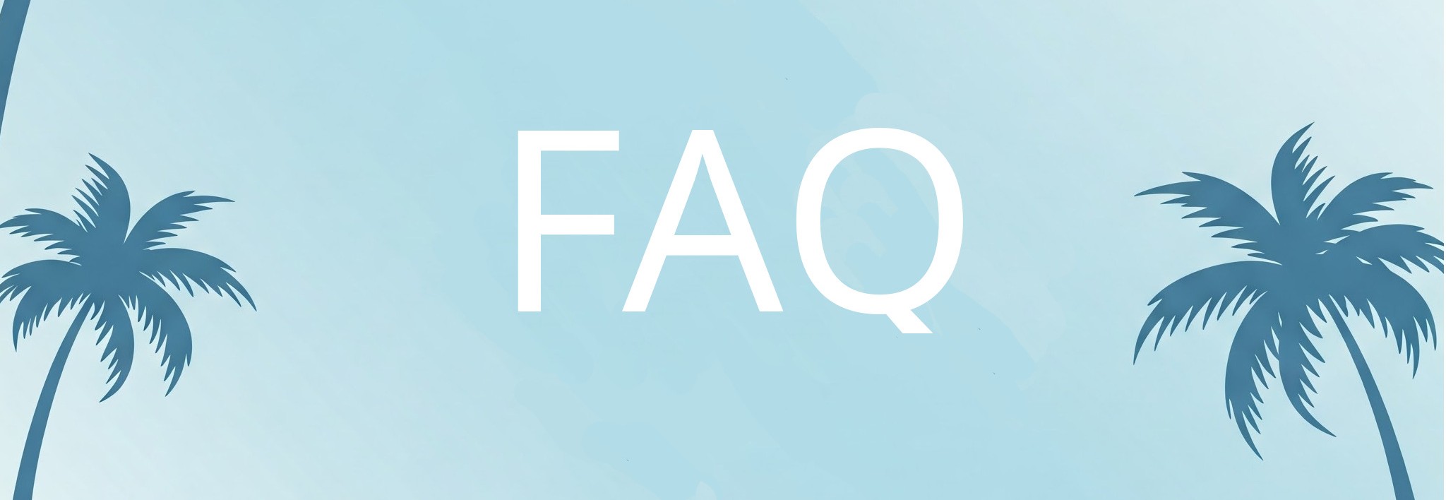 FAQ Palm Trees White Letters Cropped